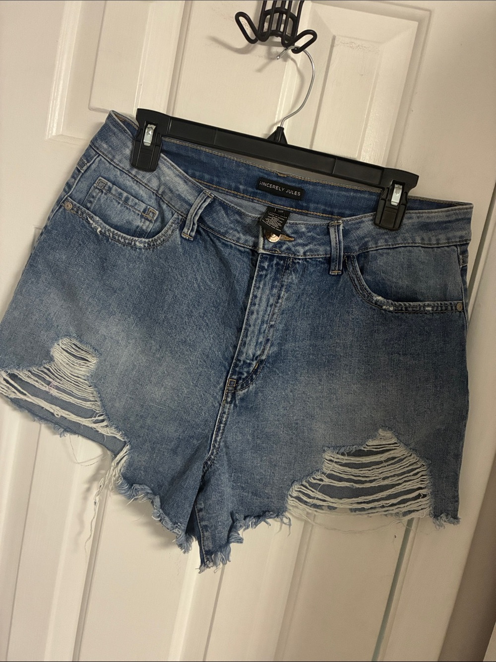 Sincerely Jules denim jean shorts